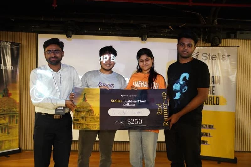 Stellar Build-a-thon Kolkata: Second runner-up